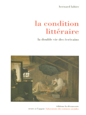 cover image of La condition littéraire